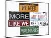 We Need More Art Fairs-Gregory Constantine-Mounted Giclee Print