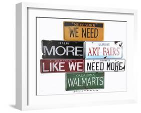 We Need More Art Fairs-Gregory Constantine-Framed Giclee Print