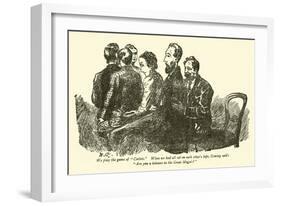 We Play the Game of "Cutlets"-Weedon Grossmith-Framed Giclee Print