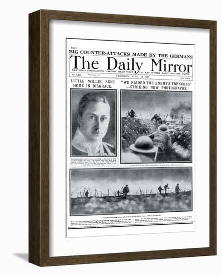 We Raided the Enemy's Trenches, Striking New Photographs-null-Framed Photographic Print