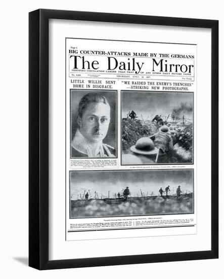 We Raided the Enemy's Trenches, Striking New Photographs-null-Framed Photographic Print