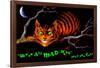We're All Mad Here-null-Framed Blacklight Poster