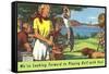 We're Looking Forward to Playing Golf with You-null-Framed Stretched Canvas