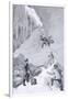 We Saw a Toe - It Seemed to Belong to Moore, The Ascent of the Matterhorn Whymper, c.1860-Edward Whymper-Framed Giclee Print