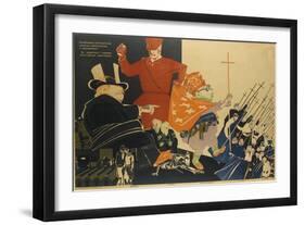 We Shall Expose the Anti-Soviet Plans of the Imperialists and And Ecclesiastical Intrigues!-Dmitri Stachievich Moor-Framed Giclee Print