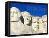 We the People Above Mount Rushmore-Joseph Sohm-Framed Stretched Canvas