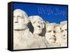 We the People Above Mount Rushmore-Joseph Sohm-Framed Stretched Canvas