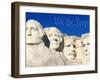We the People Above Mount Rushmore-Joseph Sohm-Framed Photographic Print
