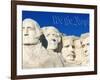 We the People Above Mount Rushmore-Joseph Sohm-Framed Photographic Print