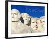 We the People Above Mount Rushmore-Joseph Sohm-Framed Photographic Print