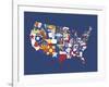 We the People-Ken Hurd-Framed Giclee Print