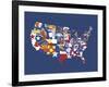 We the People-Ken Hurd-Framed Giclee Print