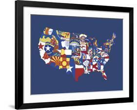 We the People-Ken Hurd-Framed Giclee Print