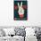 We Vote, Glove with V Sign-null-Art Print displayed on a wall