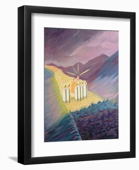 We Walk in the Sacred Tradition, Guided by the Bible and the Teaching of the Church, 1995-Elizabeth Wang-Framed Giclee Print