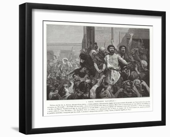 We Want Barabbas-Charles Louis Lucien Muller-Framed Giclee Print