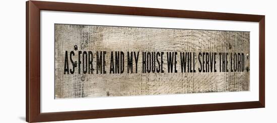 We Will Serve-null-Framed Premium Giclee Print