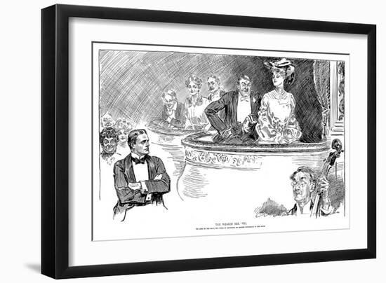 Weaker Sex VIII-Charles Dana Gibson-Framed Giclee Print