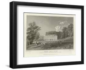 Weald Hall, Essex, the Seat of C T Tower, Esquire-William Henry Bartlett-Framed Giclee Print