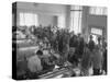 Wealthy Casper Residents Lining Up in the Casper National Bank-Peter Stackpole-Stretched Canvas