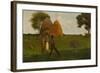 Weaning the Calf, 1875-Winslow Homer-Framed Giclee Print