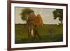 Weaning the Calf, 1875-Winslow Homer-Framed Giclee Print