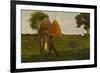 Weaning the Calf, 1875-Winslow Homer-Framed Giclee Print