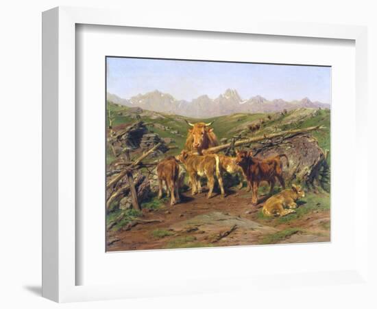 Weaning the Calves-Rosa Bonheur-Framed Giclee Print