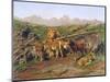 Weaning the Calves-Rosa Bonheur-Mounted Giclee Print