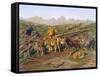 Weaning the Calves-Rosa Bonheur-Framed Stretched Canvas