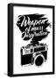 Weapon of Mass Inspiration - Camera Photography-null-Framed Poster