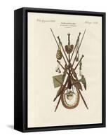 Weapons and Domestic Appliances of the Inhabitants of Nakuhiwa-null-Framed Stretched Canvas