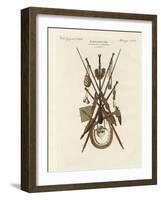 Weapons and Domestic Appliances of the Inhabitants of Nakuhiwa-null-Framed Giclee Print