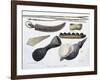 Weapons and Tools of Radak Islands, Marshall Islands-Louis Choris-Framed Giclee Print