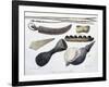 Weapons and Tools of Radak Islands, Marshall Islands-Louis Choris-Framed Giclee Print