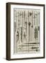 Weapons in the Meyrick Collection of Armour at South Kensington-null-Framed Giclee Print