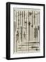 Weapons in the Meyrick Collection of Armour at South Kensington-null-Framed Giclee Print