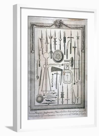 Weapons Kept at the Tower of London, C1800-G Walker-Framed Giclee Print