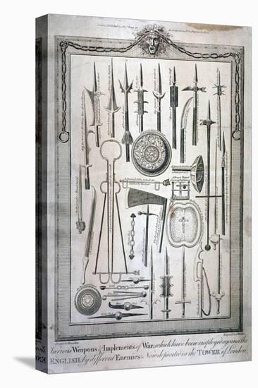 Weapons Kept at the Tower of London, C1800-G Walker-Stretched Canvas
