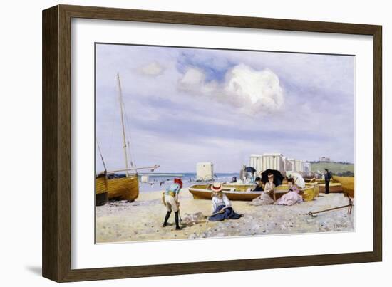 Wear Bay Beach, Folkestone-Frank M. Chase-Framed Giclee Print