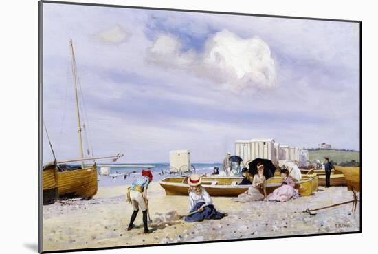 Wear Bay Beach, Folkestone-Frank M. Chase-Mounted Giclee Print