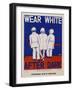 Wear White after Dark Poster-Gene Lowy-Framed Giclee Print