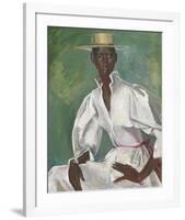 Wearing Boater-Boscoe Holder-Framed Premium Giclee Print