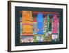 WEARING HATS - CHAPEAUX QUI PORTENT , 1982-Friedensreich Hundertwasser-Framed Art Print