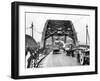 Wearmouth Bridge in Sunderland in the 1930s-Staff-Framed Photographic Print