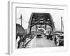 Wearmouth Bridge in Sunderland in the 1930s-Staff-Framed Photographic Print