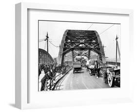 Wearmouth Bridge in Sunderland in the 1930s-Staff-Framed Photographic Print