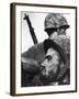 Weary American Marine, Pfc T. E. Underwood, During the Final Days of the Fierce Battle for Saipan-W^ Eugene Smith-Framed Photographic Print