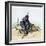 Weary Infantryman Resting by the Wayside, US Civil War-null-Framed Giclee Print