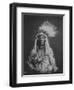 Weasel Tail Piegan Indian Native American Curtis Photograph-Lantern Press-Framed Art Print